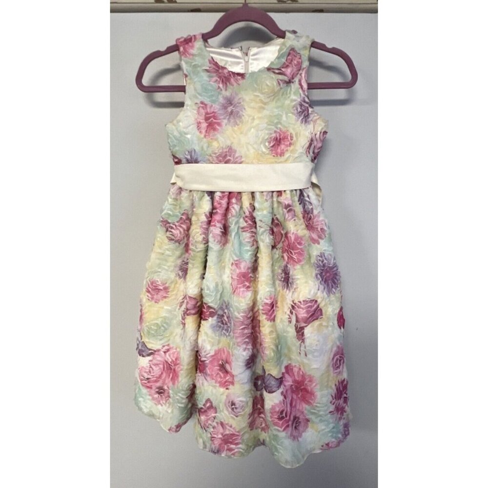 American Princess Girls Dress Floral Print Size 10